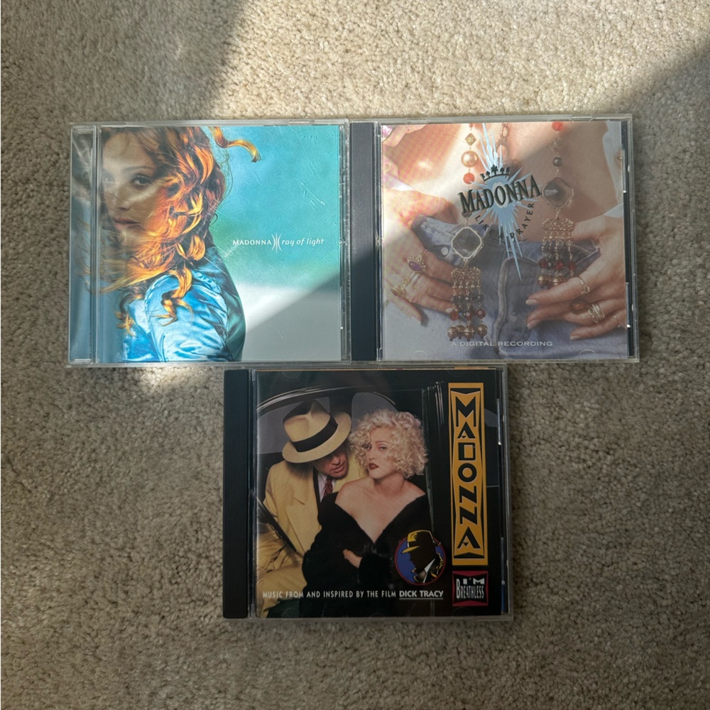 Set of Madonna CDs